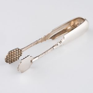 Antique Russian Silver Tongs - Pavel Evdokimov Moscow 1892