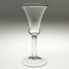 Georgian Wine Glass with Plain Stem c1750