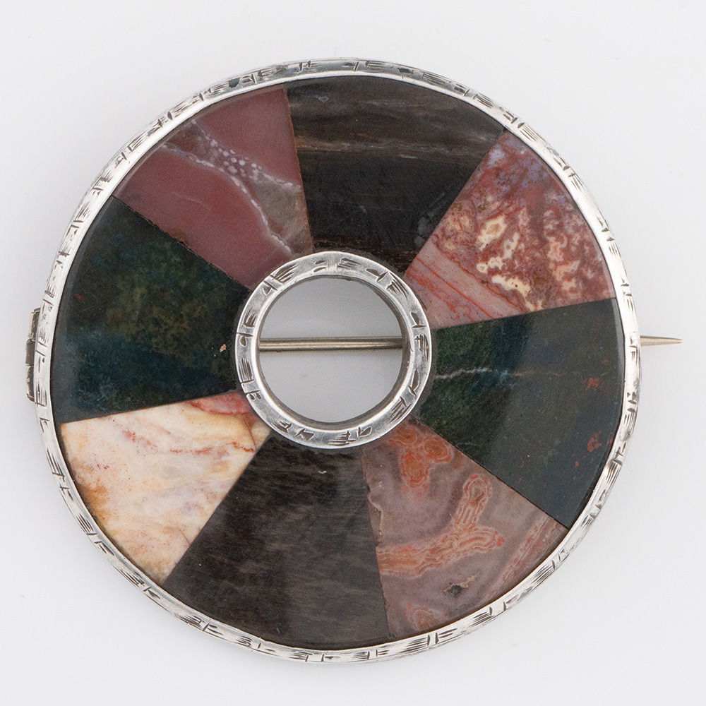Scottish Hardstone Brooch Scottish Hardstone Brooch