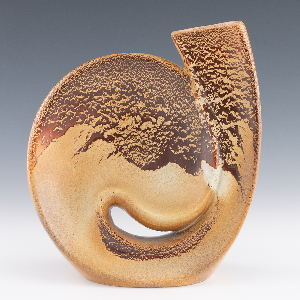 Roberto Rigon Pottery Vase / Sculpture c1970