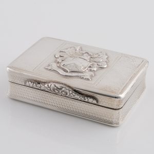 George IV Sterling Silver Snuff Box London 1826