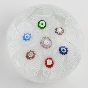 Caithness Paperweight - Zodiac Spaced Millefiori 1970s