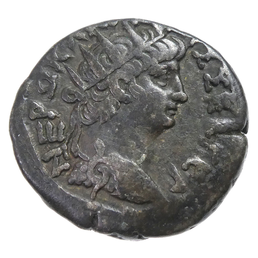 Emperor Nero Tetradrachm - Billon - Alexandria AD65-66
