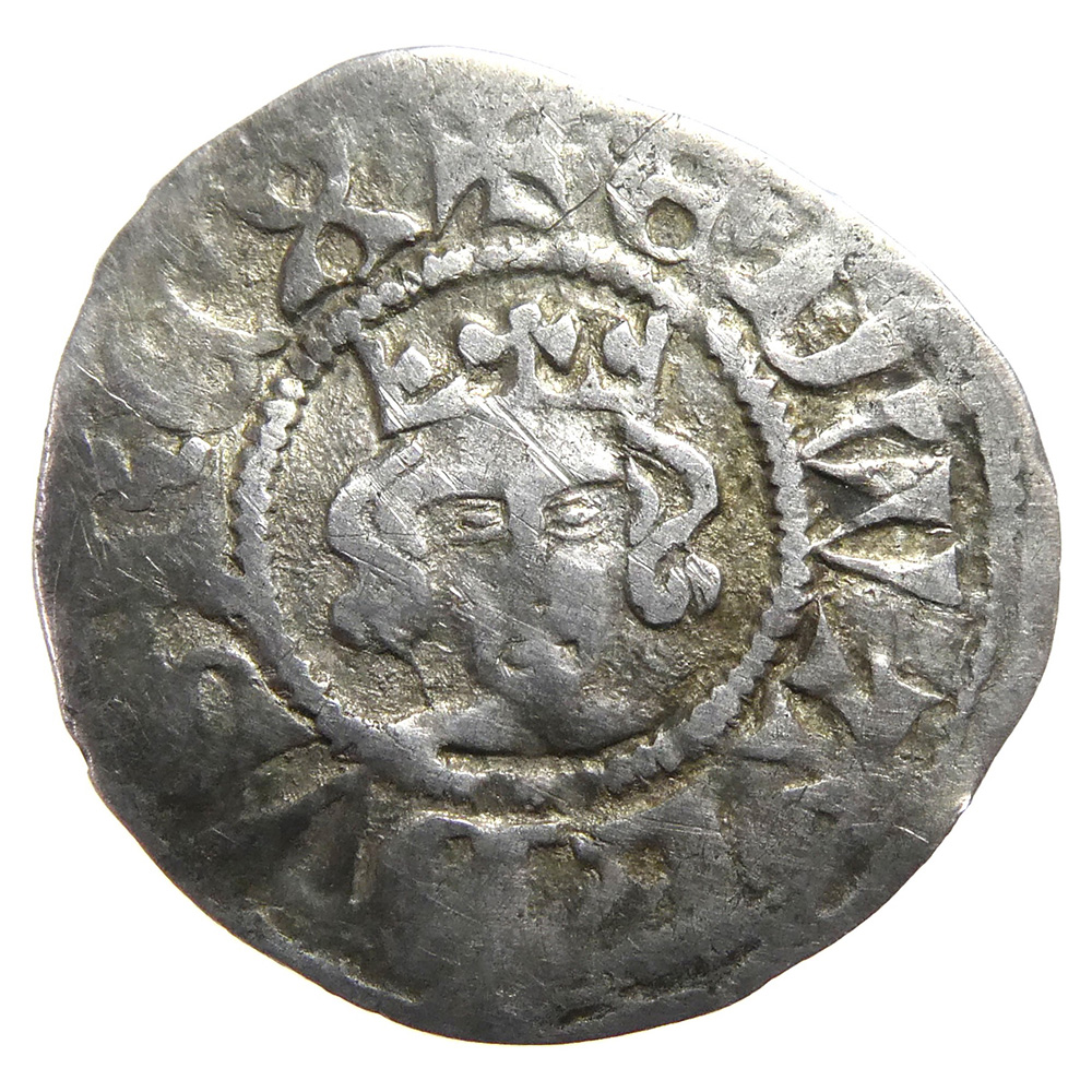 Edward III Silver Halfpenny London 1344-1351