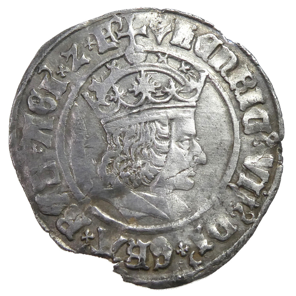 Henry VII Silver Groat 'Profile Issue' Pheon 1505-1509