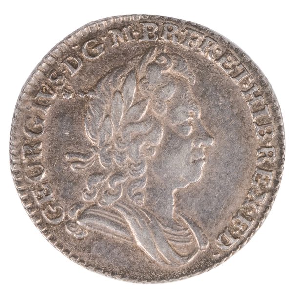 George I Silver Sixpence, South Sea Company, 1723