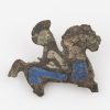 Roman Brooch Horse & Rider Bronze with Enamelling 1stC AD