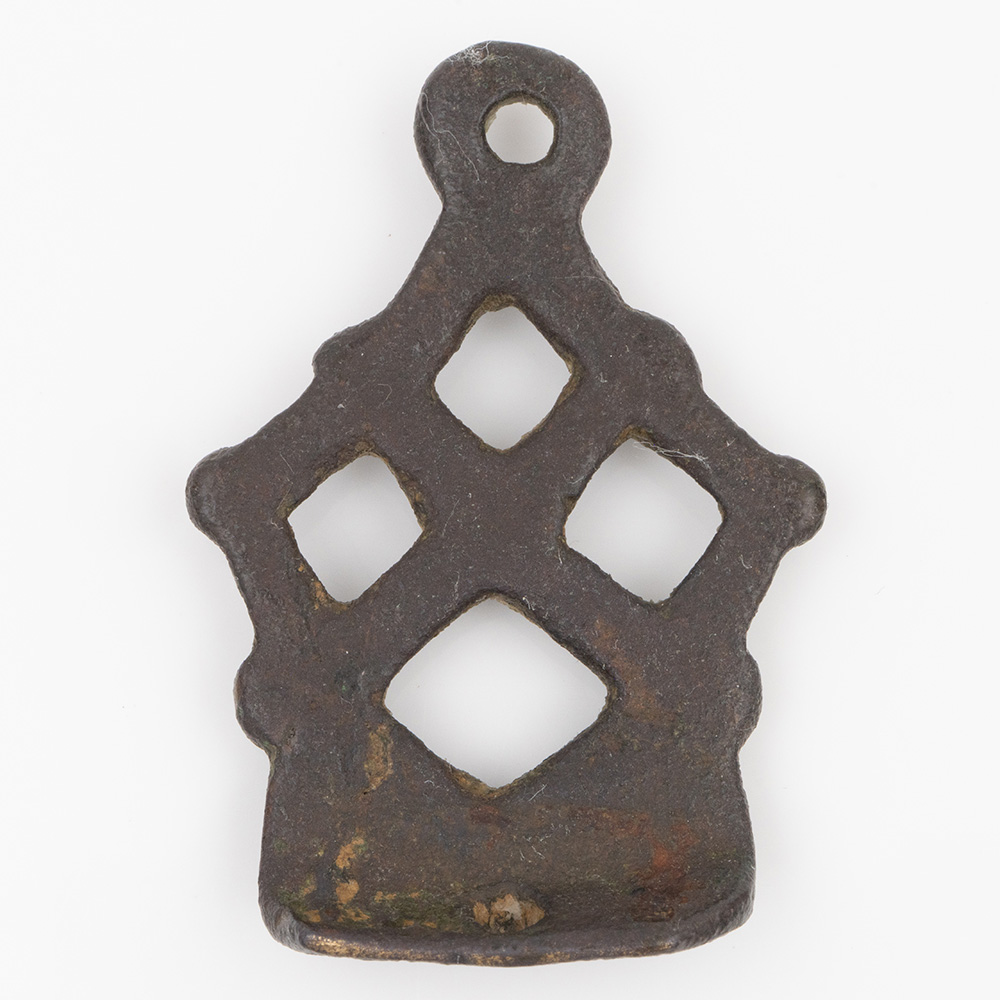 Anglo-Viking Bronze Openwork Stirrup Mount 11thC