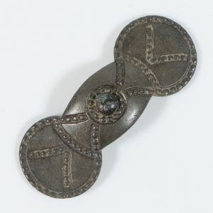 Anglo Saxon Bronze Ansate Brooch c8th Century