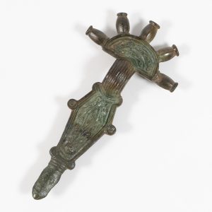 Ostrogothic Bronze Radiate-Headed Bow Brooch c5th Century