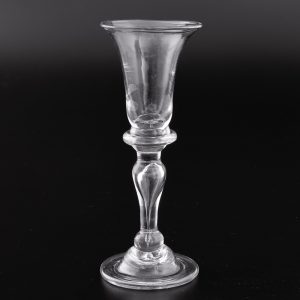 Georgian Gin Glass with Balustroid Stem c1745