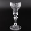 Georgian Wine Glass with Cup Top Bowl c1745