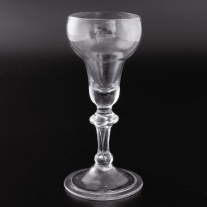 Georgian Wine Glass with Cup Top Bowl c1745