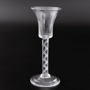 Georgian Wine Glass with Air Twist Stem c1750