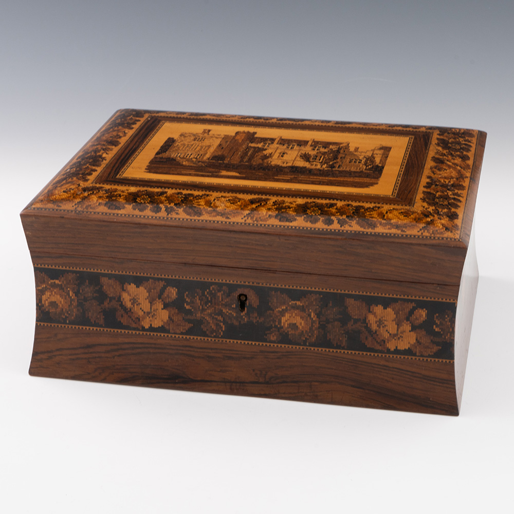 Tunbridge Ware Box Penshurst Place c1870