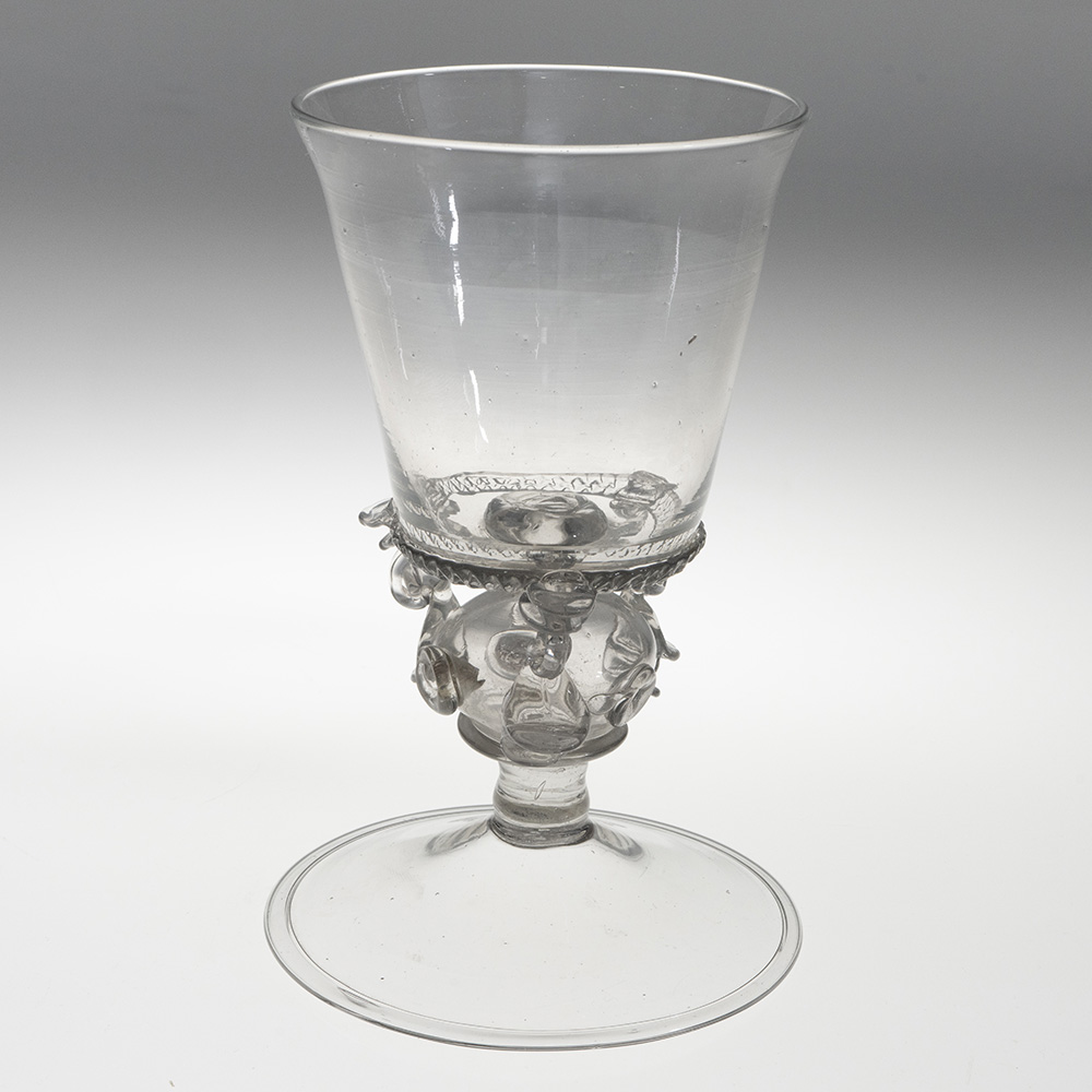 Rare German Trick Glass or Siphon Glass c1700