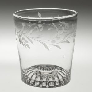 19th Century Tumbler with Engraving c1830
