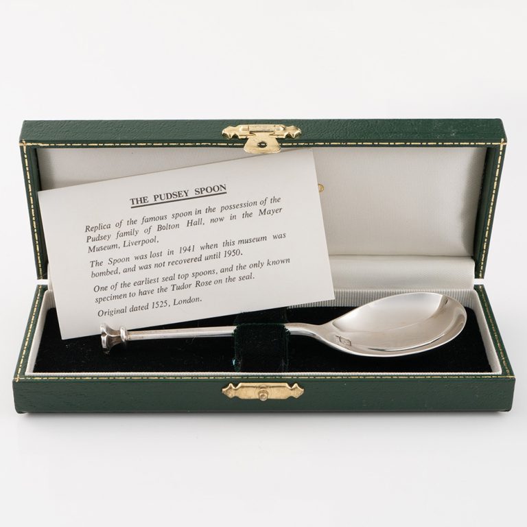 Sterling Silver Replica Pudsey Spoon London CJ Vander 1996