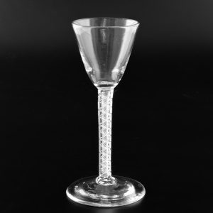 Georgian Wine Glass with Air Twist Stem c1750