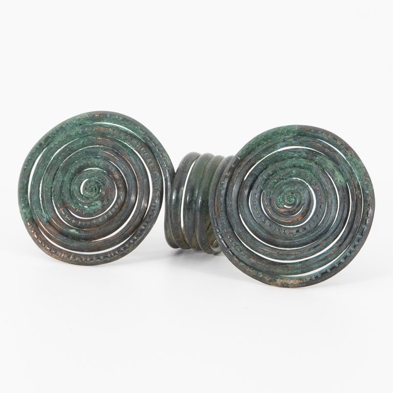  Iron Age Celtic Bronze Spiral Ring 1500-1100 BC