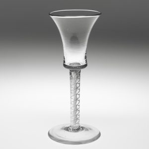 Georgian Wine Glass with Air Twist Stem c1750