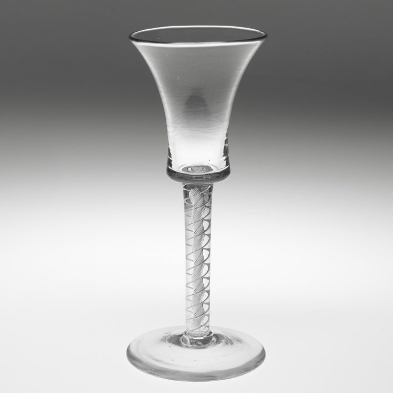 Georgian Wine Glass with Air Twist Stem c1750