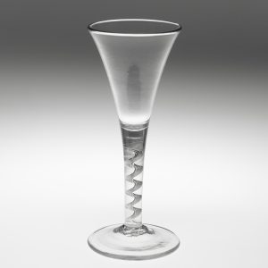 Georgian Wine Glass with Air Twist Stem c1750
