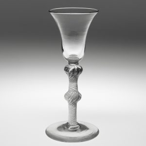 Georgian Wine Glass with Air Twist Stem c1750