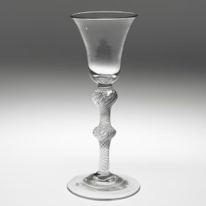 Georgian Wine Glass with Air Twist Stem c1750