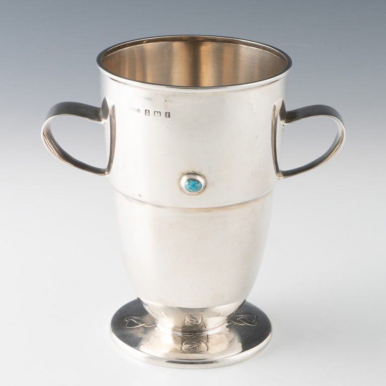 Liberty Silver Arts and Crafts Vase Birmingham 1905