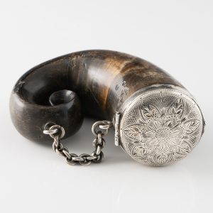 Scottish Horn and Silver Snuff Mull c1820