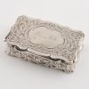 Victorian Silver Snuff Box Birmingham 1857