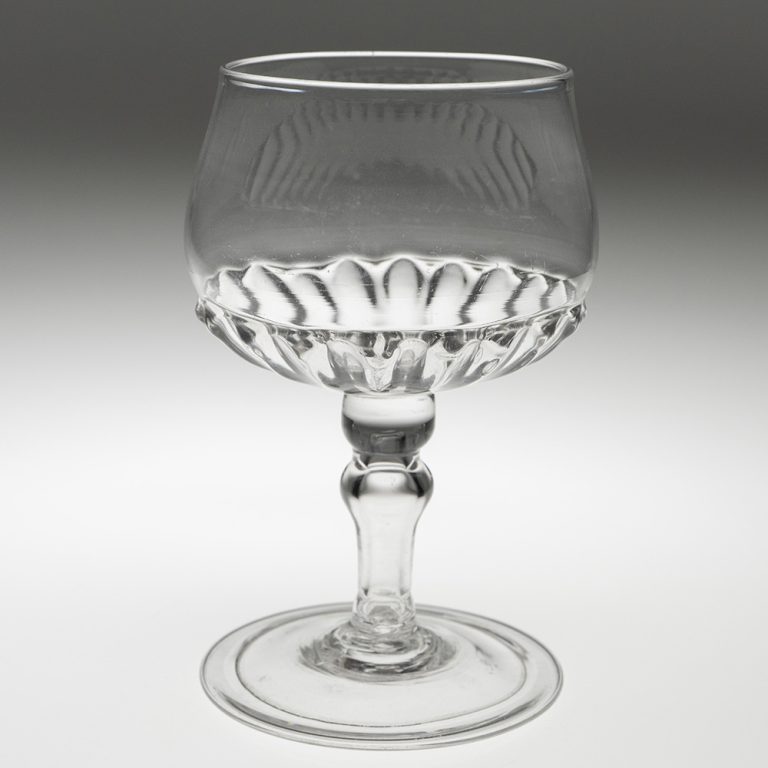 Georgian Mead Goblet / Champagne Glass c1745