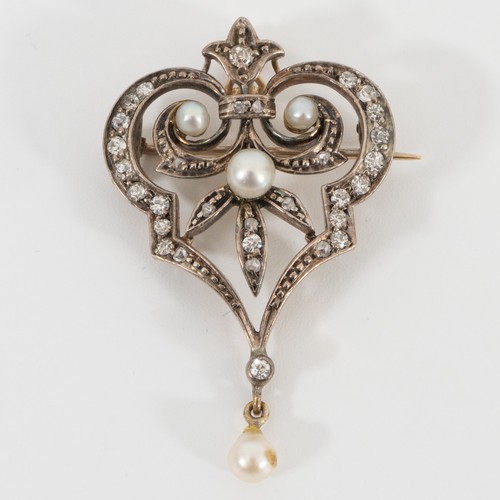 9ct Gold Brooch or Pendant - Victorian or Edwardian
