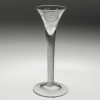Georgian Cordial Glass with Jacobite Engraving c1750