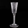 Georgian Ale Glass with Opaque Twist Stem c1760 Georgian Ale Glass with Opaque Twist Stem c1760