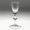 Georgian Wine Glass with Balustroid Stem c1740