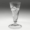 Georgian Ale Glass with Flamiform Moulding c1735 Georgian Ale Glass with Flamiform Moulding c1735