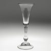 Georgian Ale Glass with Balustroid Stem c1740