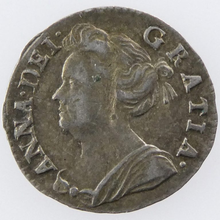 Queen Anne Silver Penny Post Scottish Union 1709