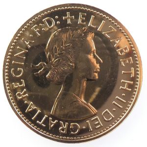 Elizabeth II Bronze Penny - Fleur de Coin Proof, 1970
