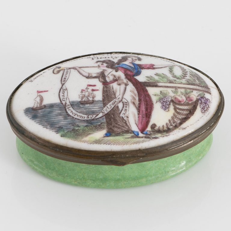 19th Century Staffordshire Patch Box - Nelson Interest