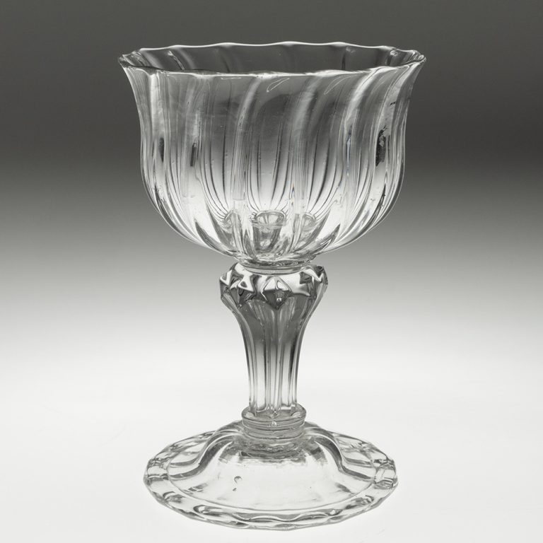 Georgian Sweetmeat Glass with Pedestal Stem c1750