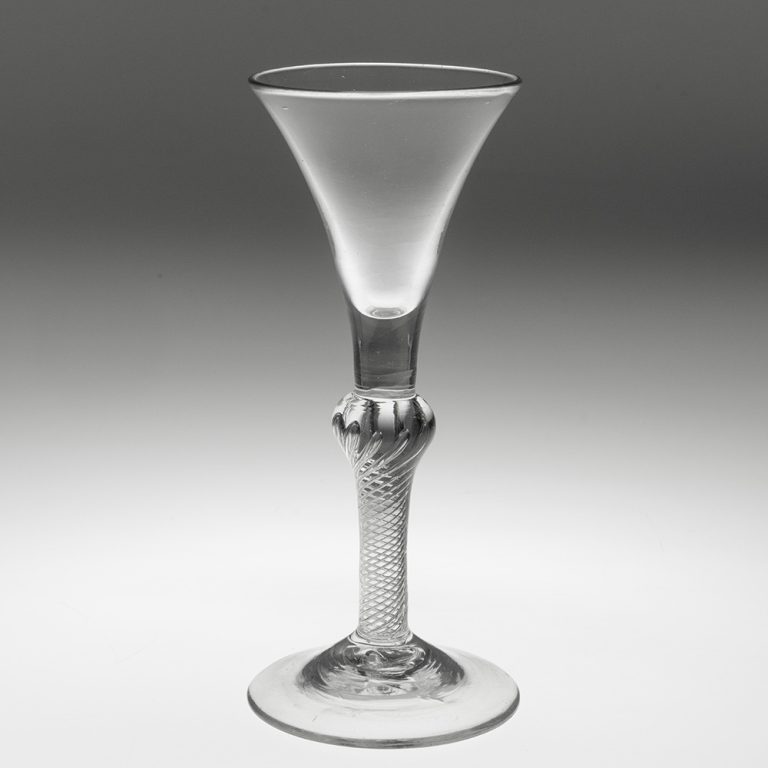 Georgian Wine Glass with Composite Stem