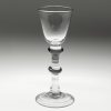 Georgian Wine Glass with Balustroid Stem c1745 Georgian Wine Glass with Balustroid Stem c1745