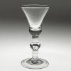 Georgian Wine Glass with Baluster Stem c1725