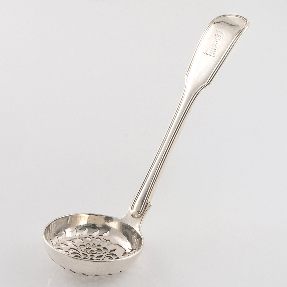 Victorian Sterling Silver Sugar Sifter London 1846 Victorian Sterling Silver Sugar Sifter London 1846